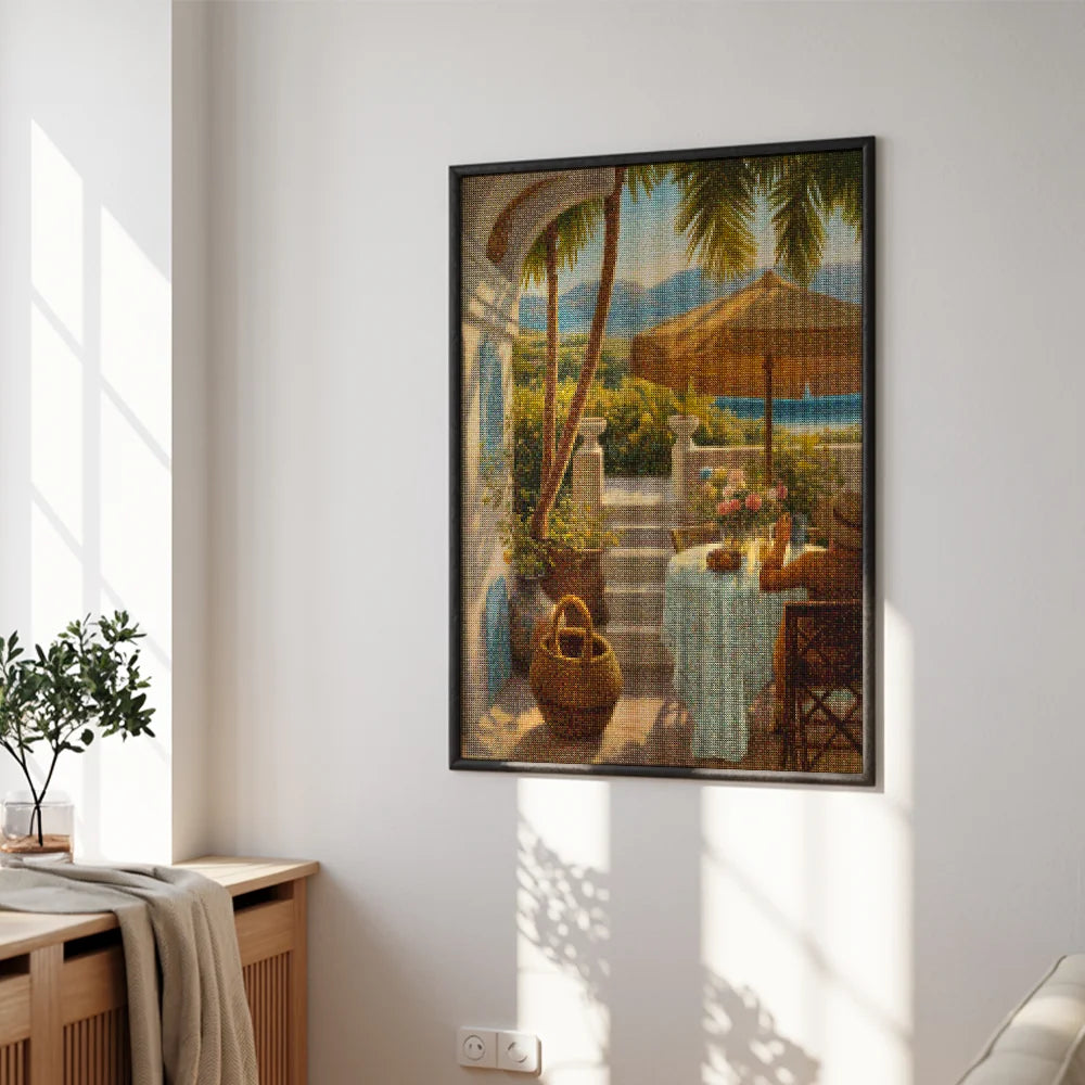 Diamantmalerei – Funkelnder Ballunfall