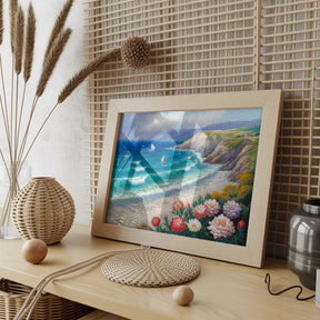 Diamantmalerei - Blühende Küste