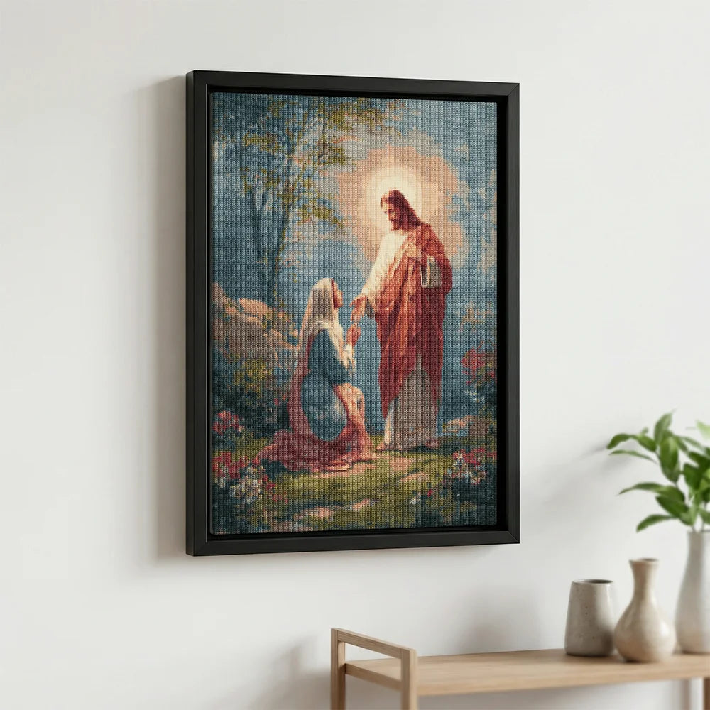 Diamond Painting De Opstanding Tegemoet – productbeeld 4
