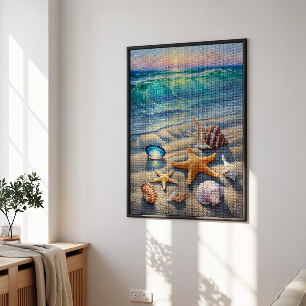 Diamantmalerei – Sand und Glitzer