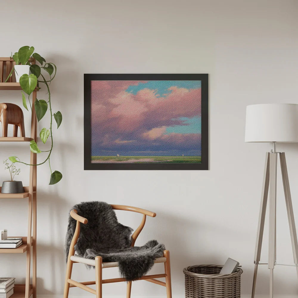 Diamantmalerei - Rosa Himmel