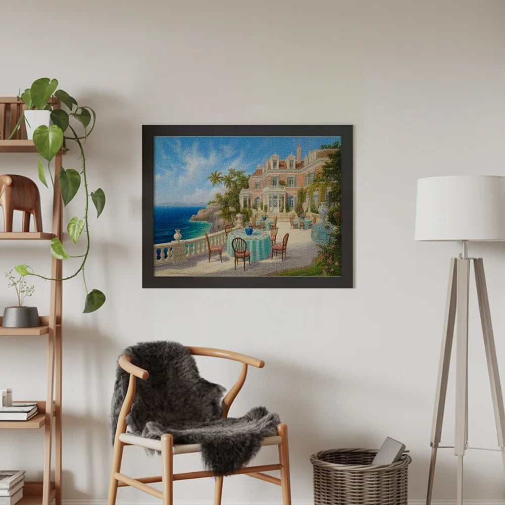 Diamantmalerei - Küstentraumlandschaft