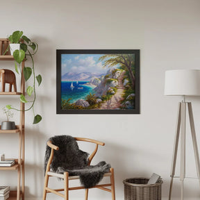 Diamantmalerei - Inselpfad