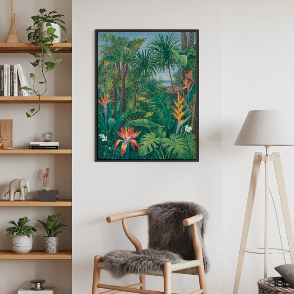 Diamantmalerei – Schattierungen der Tropen