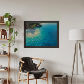 Diamantmalerei - Blaue Lagune