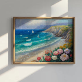 Diamantmalerei - Blühende Küste