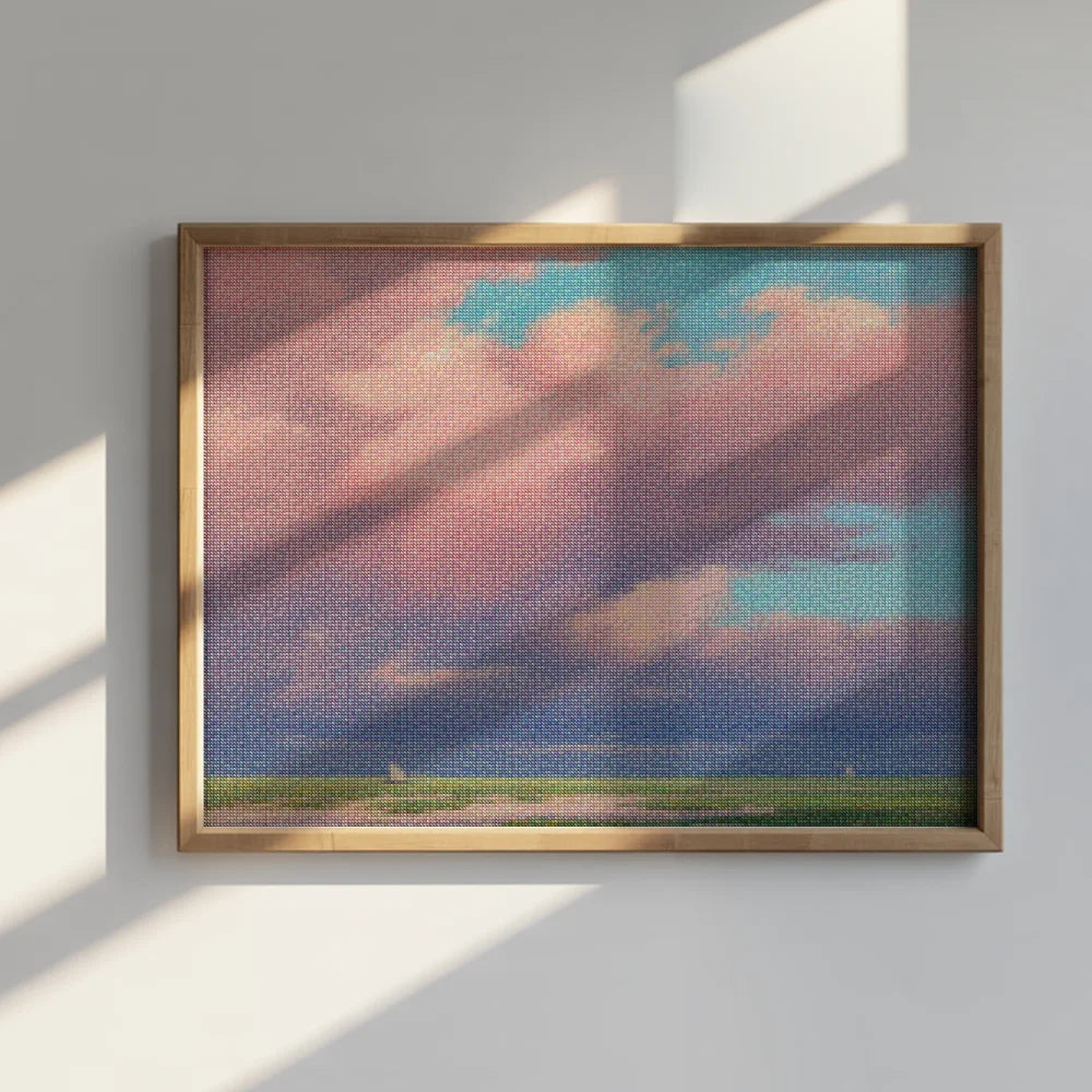 Diamantmalerei - Rosa Himmel