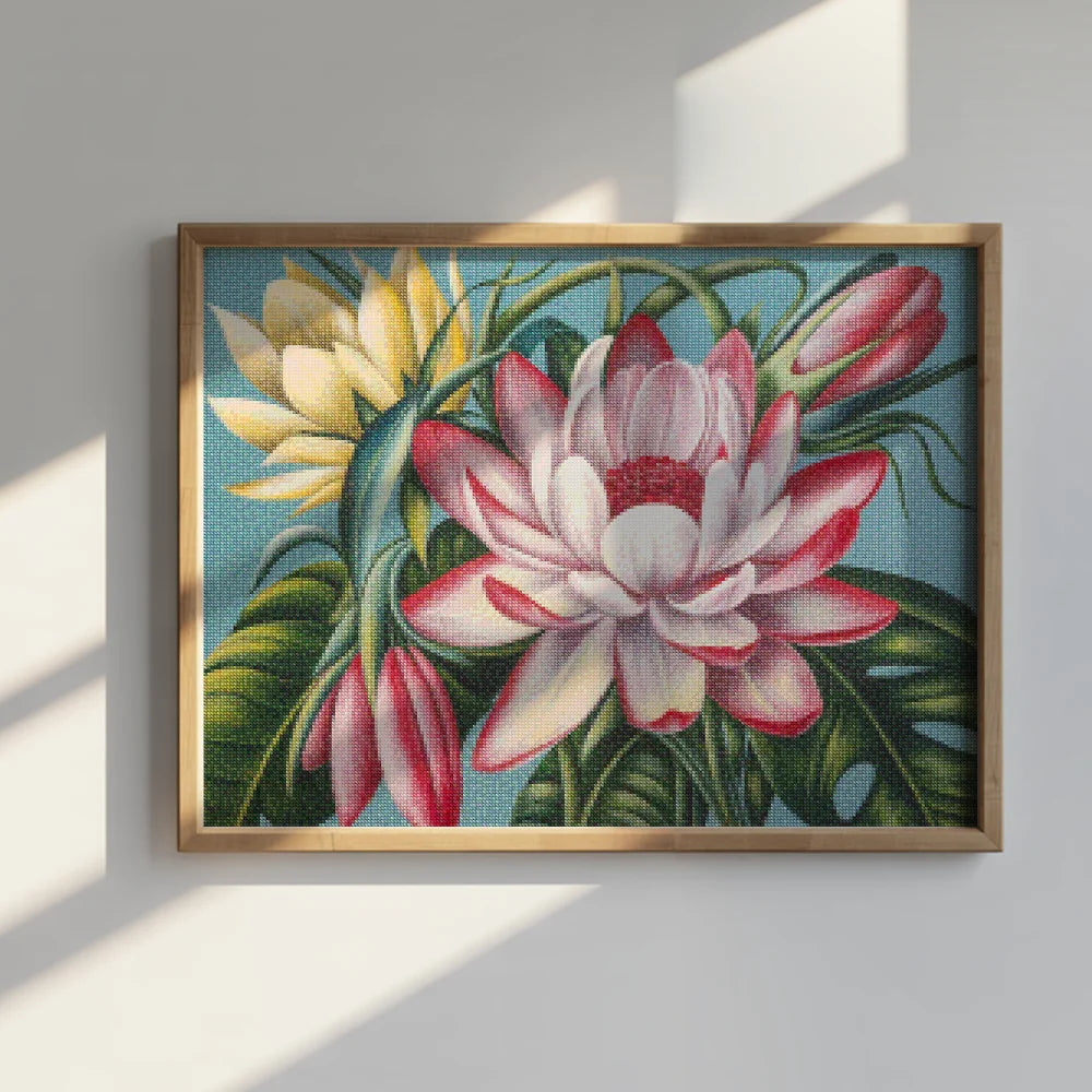 Diamantmalerei - Paradiesblüte