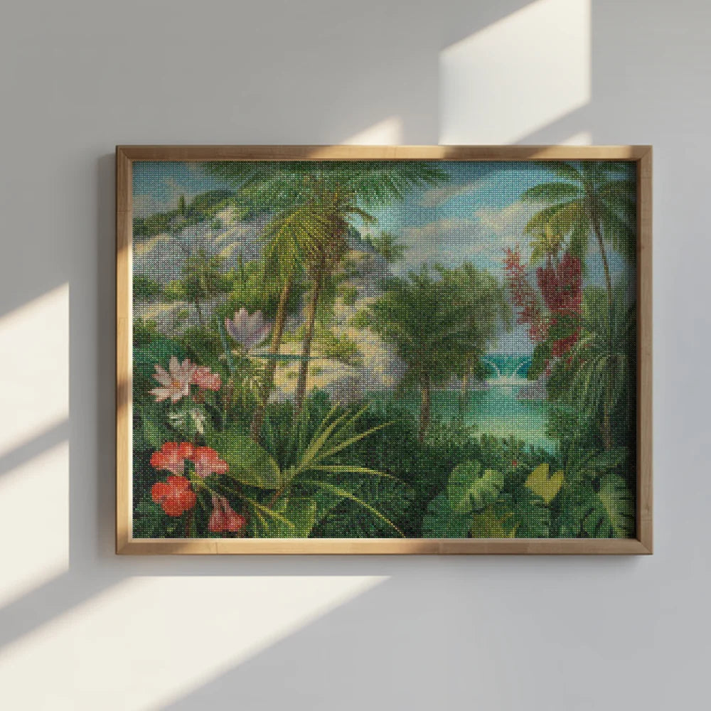 Diamantmalerei – Üppige Tropen