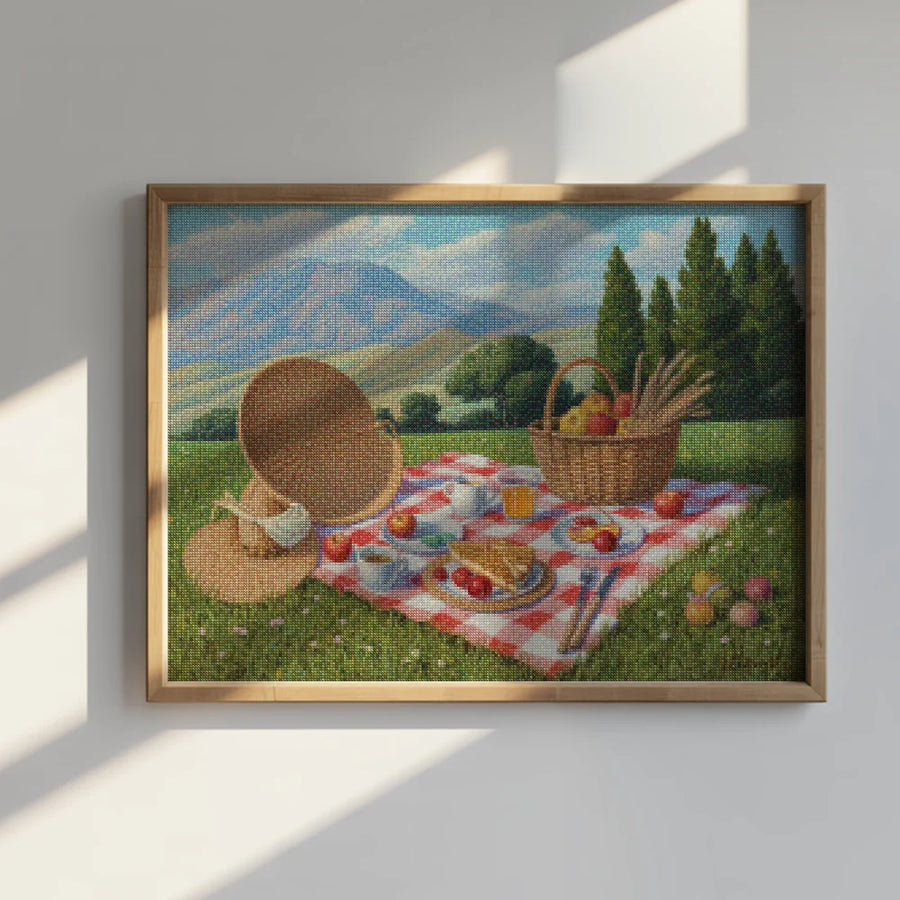 Diamantmalerei - Pastellpicknick