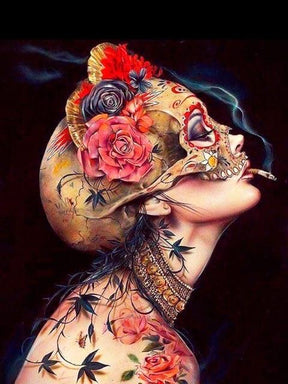 Diamantmalerei Modernes sexy rauchendes Mädchen - SEOS Shop ®