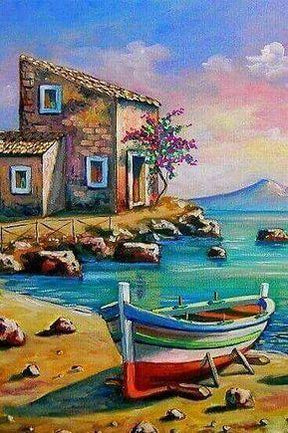 Diamantmalerei Schöner Hafen - SEOS Shop ®