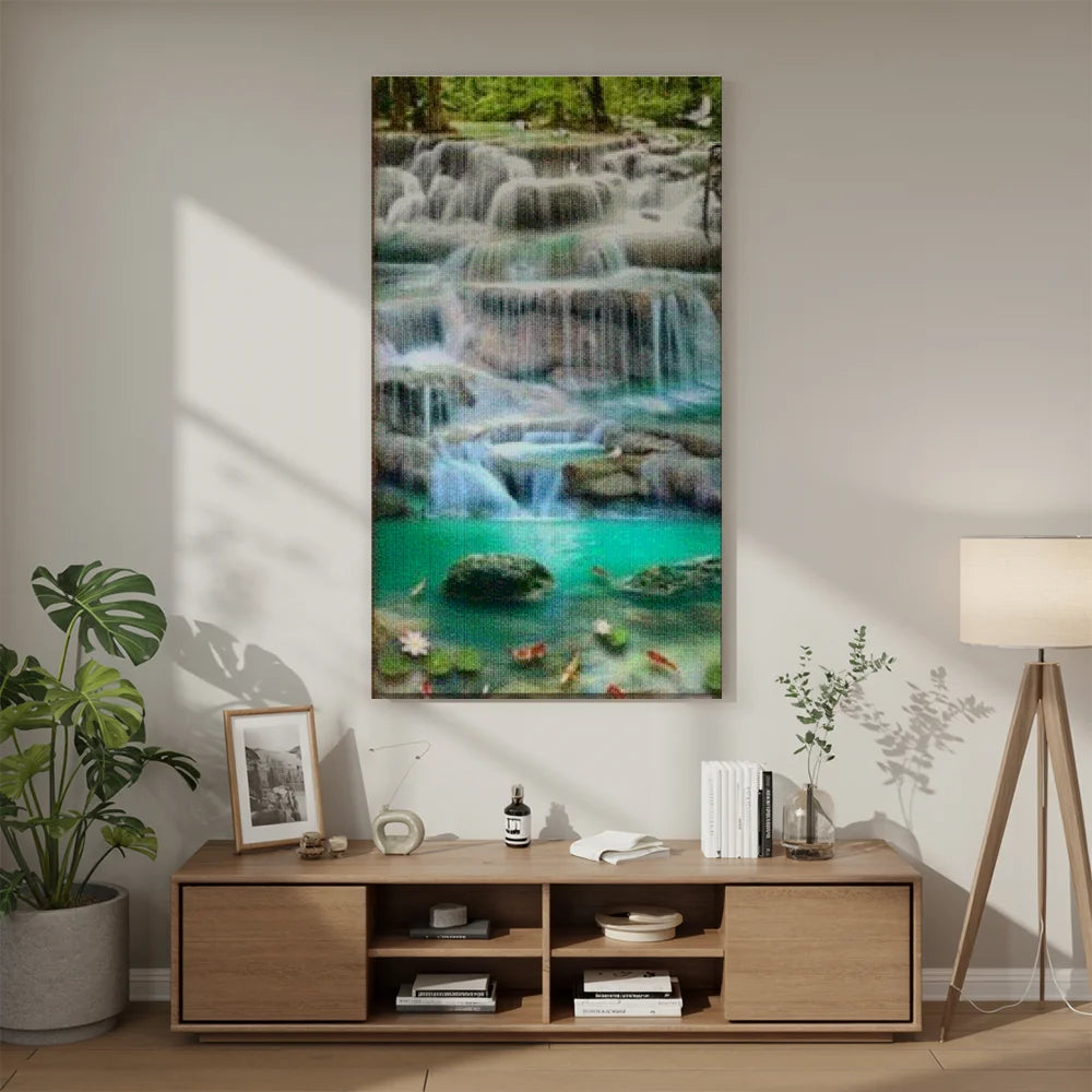 Wunderschöner Wasserfall | Großformat - SEOS Shop ®