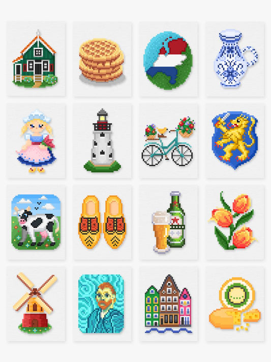 Mini-Meisterwerke – Niederländische Ausgabe (16er-Set)