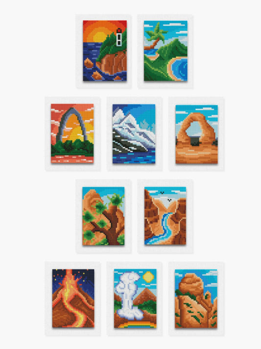 Mini-Meisterwerke – Nationalparks (10er-Set)