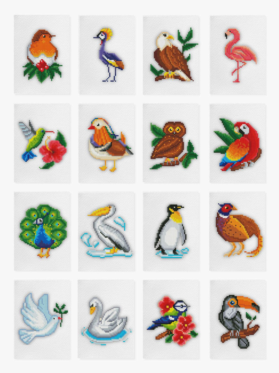 Mini-Meisterwerke – Vogel-Edition (16er-Set)