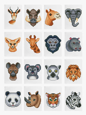 Mini-Meisterwerke – Safari-Edition (16er-Set)