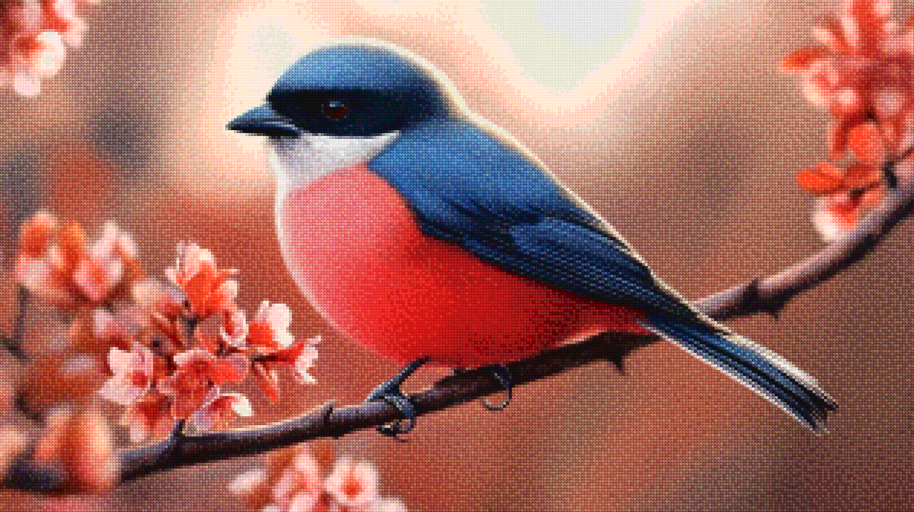 Diamantmalerei - Friedlicher Barsch