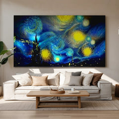 Petersdom nacht Van Gogh Painting | Großformat - SEOS Shop