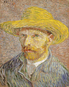Diamond Painting Portrait Vincent van Gogh mit Strohhut - SEOS Shop ®
