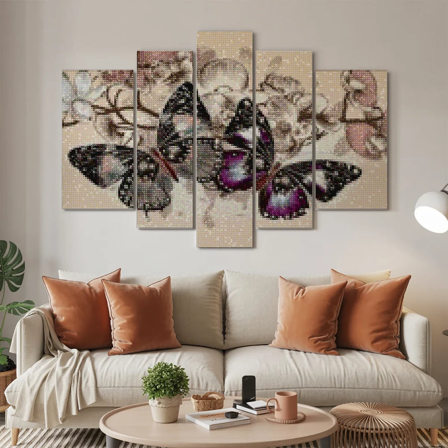 Schmetterlinge 5-teilige Diamond Painting – SEOS Shop®