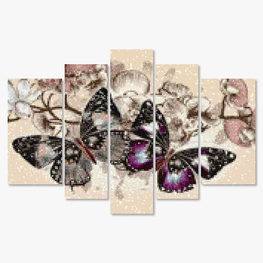 Schmetterlinge 5-teilige Diamond Painting – SEOS Shop®