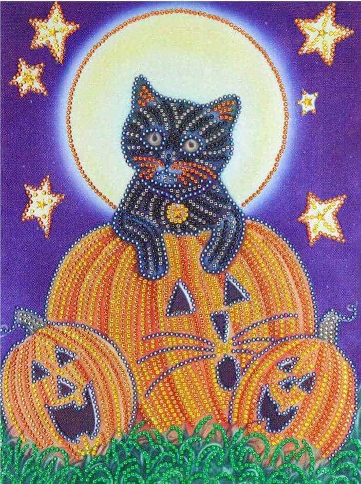 Diamantmalerei Gruseliger Kürbismann - SEOS Shop ®