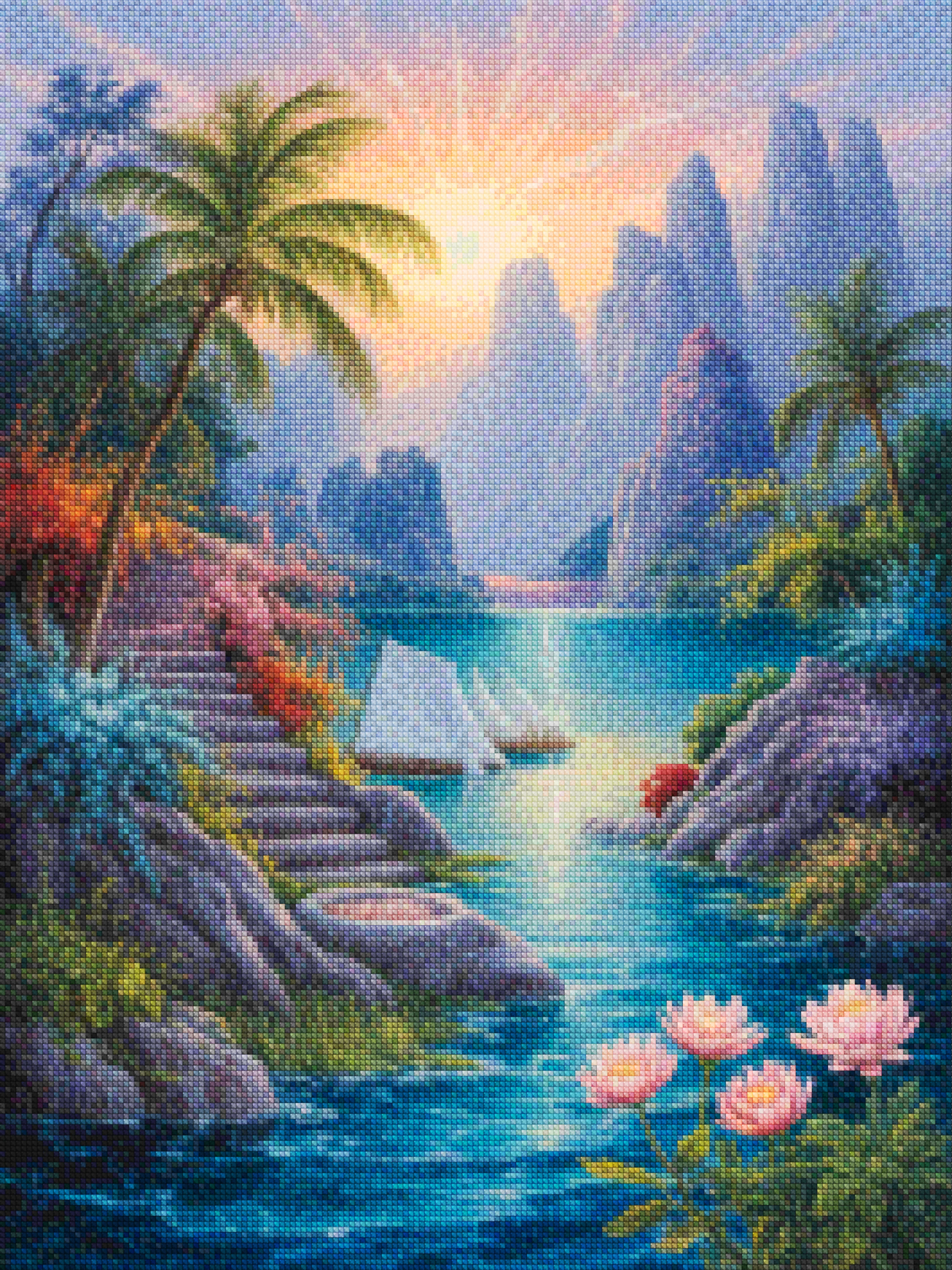 Diamantmalerei – Strahlender Rückzugsort