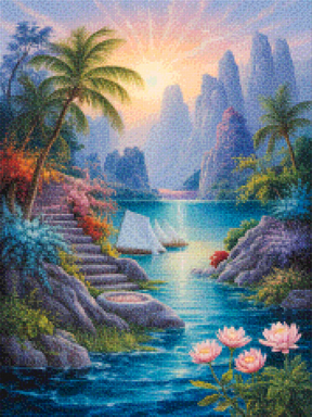 Diamantmalerei – Strahlender Rückzugsort