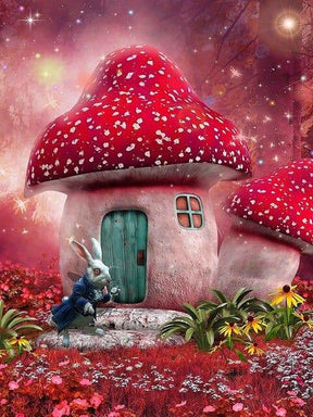 Diamantmalerei Pilzhaus - SEOS Shop ®