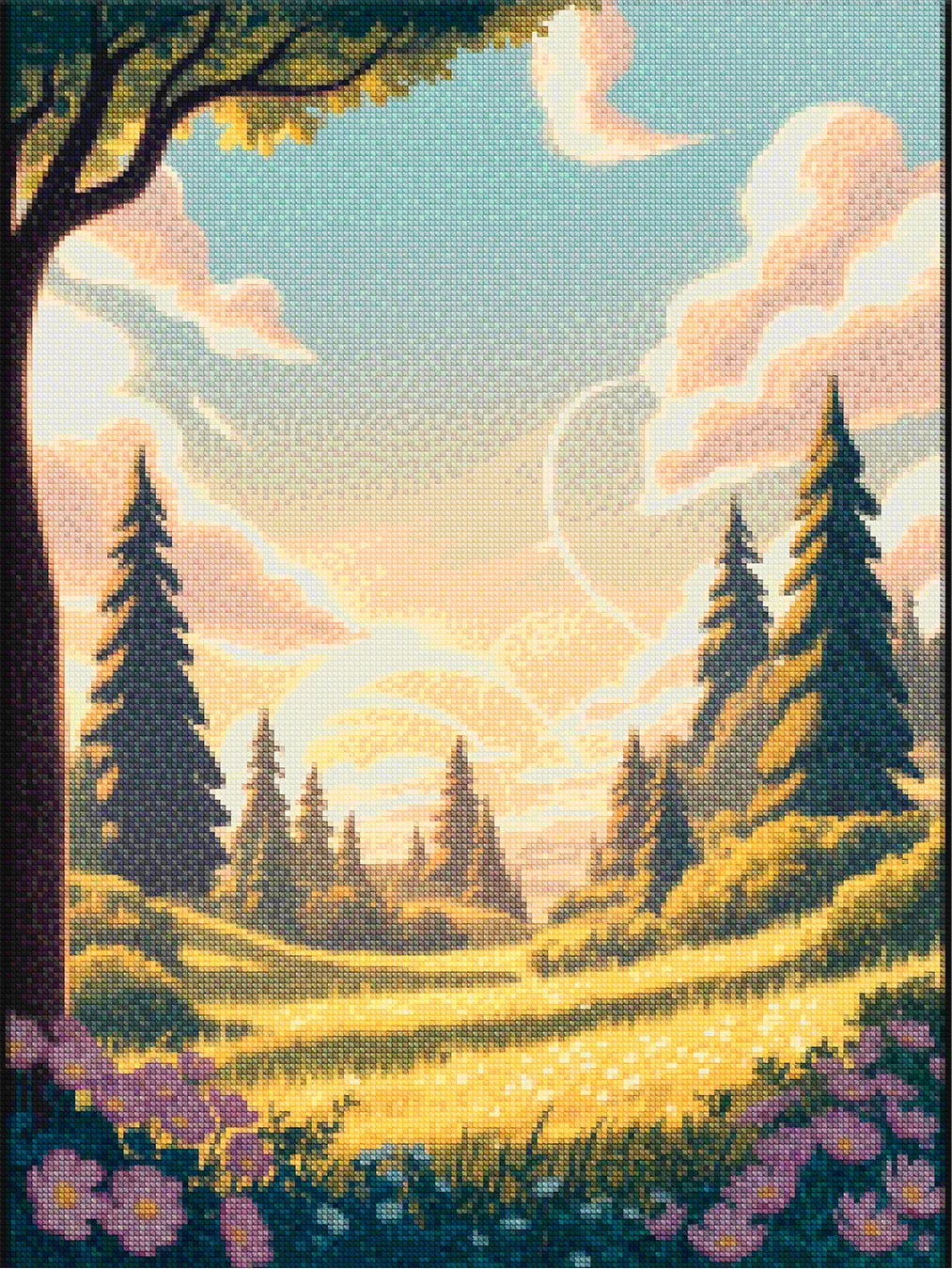 Diamantmalerei - Wolkenparadies