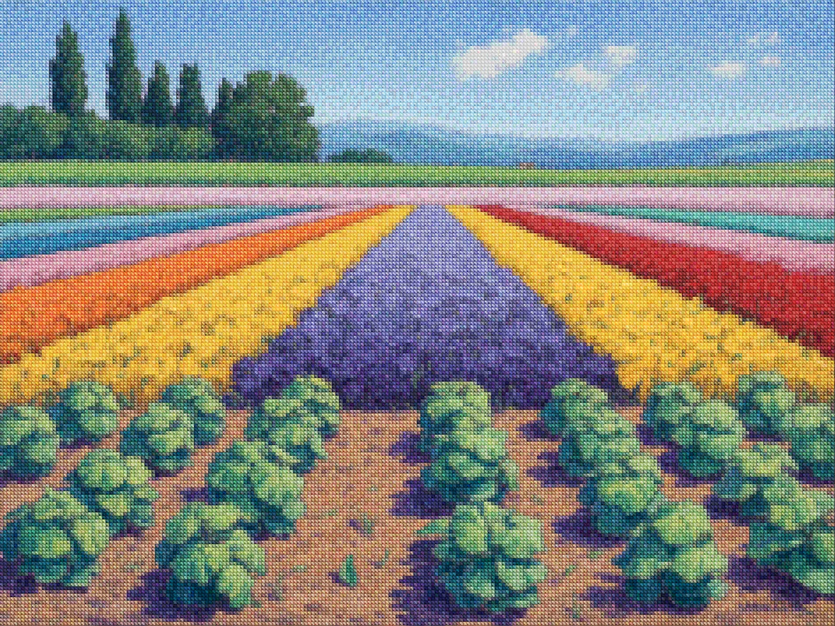 Diamantmalerei - Sommer-Patch