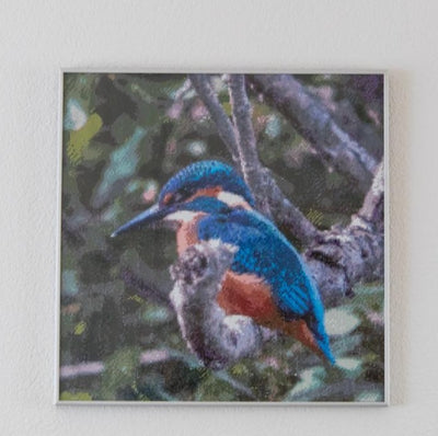 Diamantmalerei eines Vogels