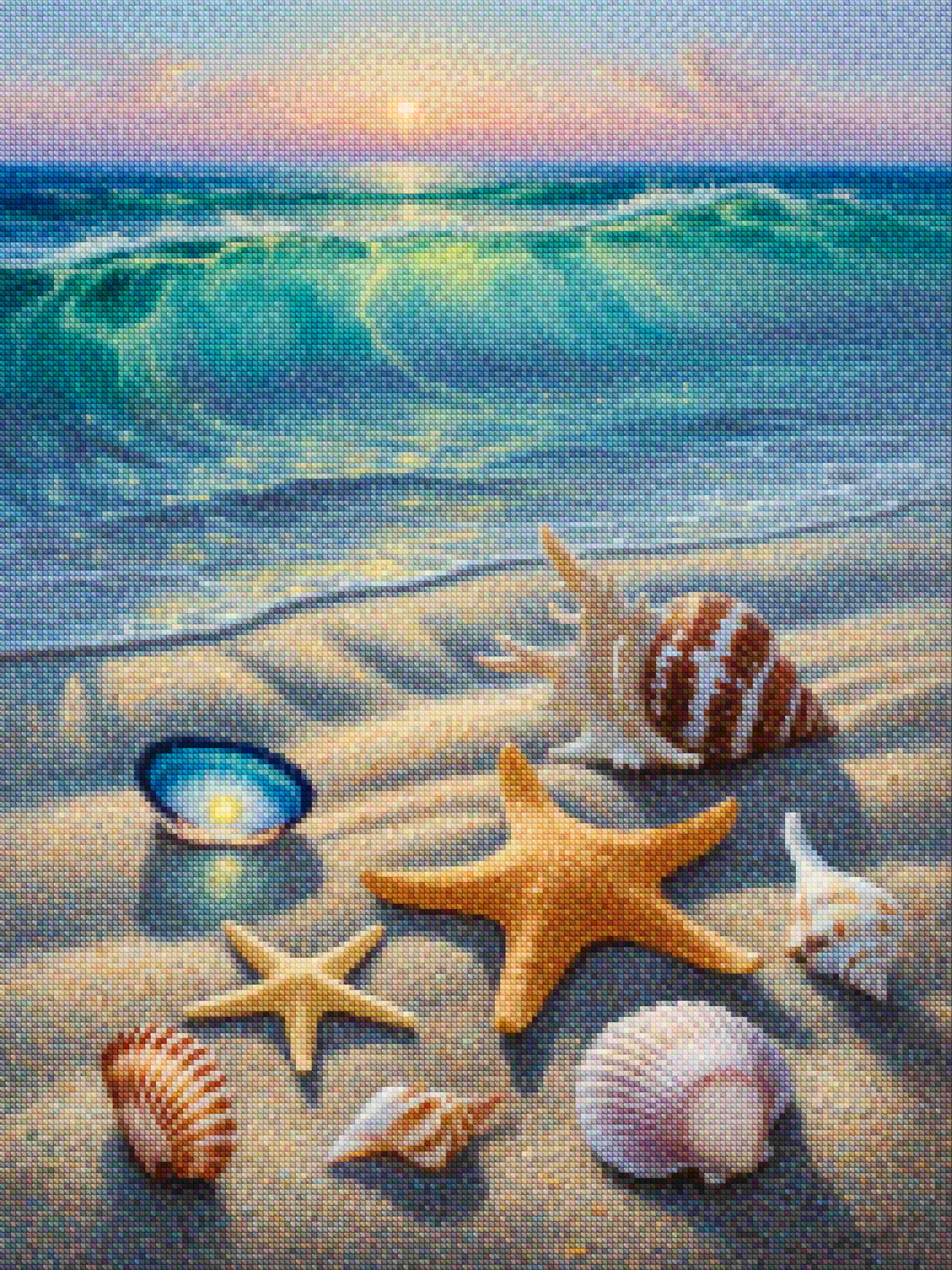Diamantmalerei – Sand und Glitzer