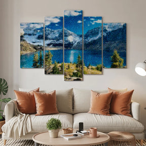 Schöne Landschaft 5 Teile