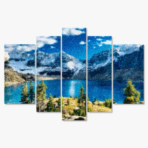 Schöne Landschaft 5 Teile