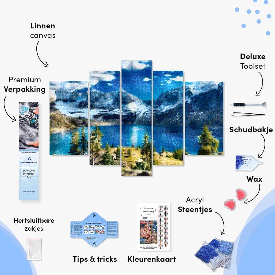 Schöne Landschaft 5 Teile