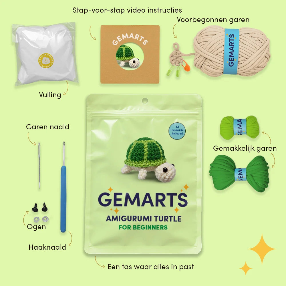 Amigurumi Schildkröte - Gemarts