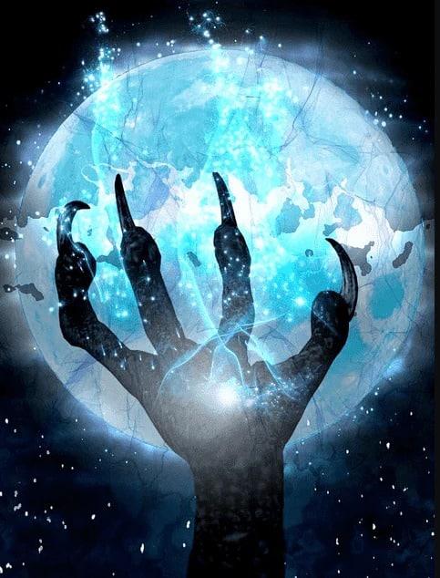 Diamantmalerei Werwolf und der Mond - SEOS Shop ®