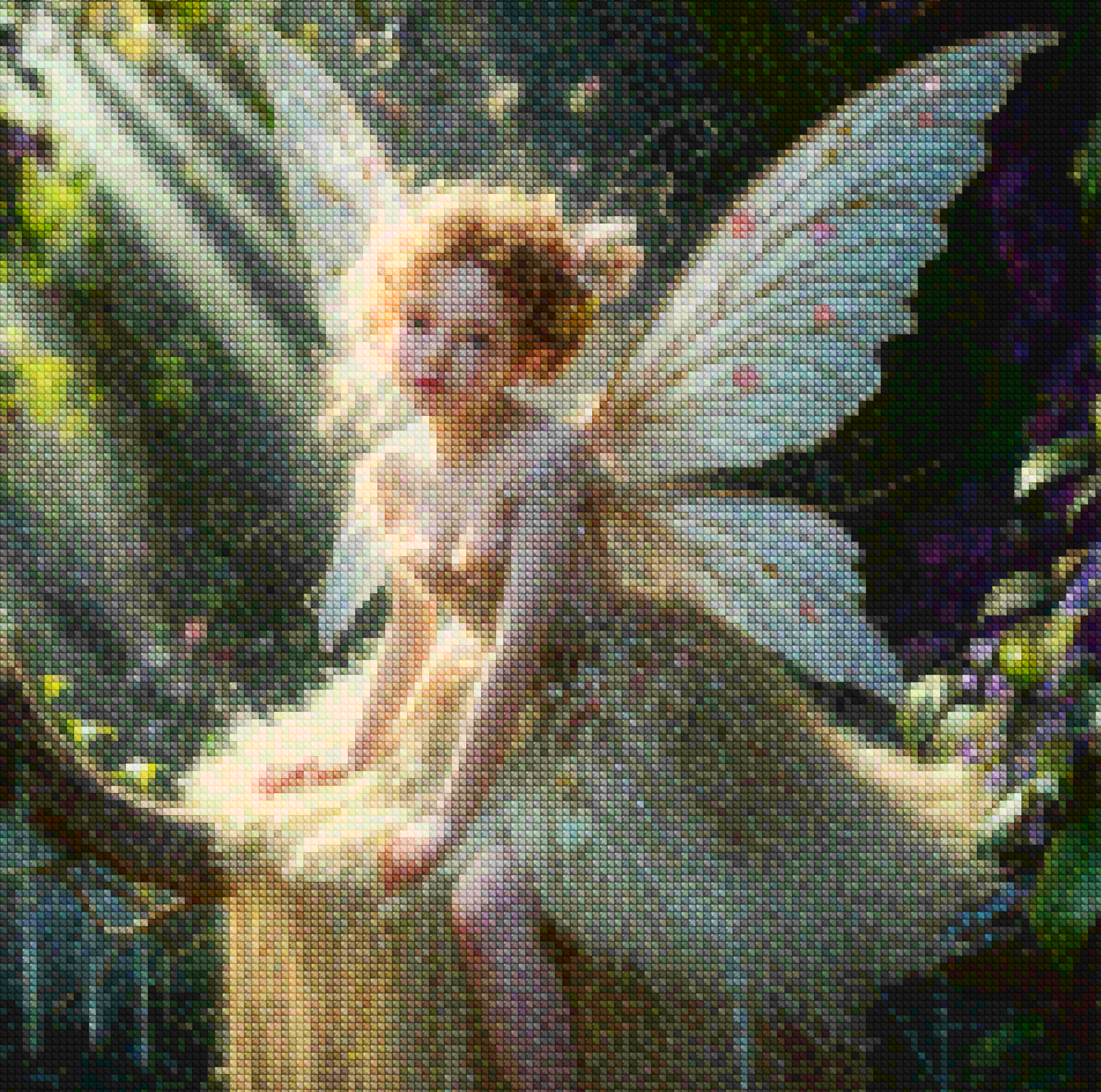 Diamantmalerei - Wunderliche Feenkobold