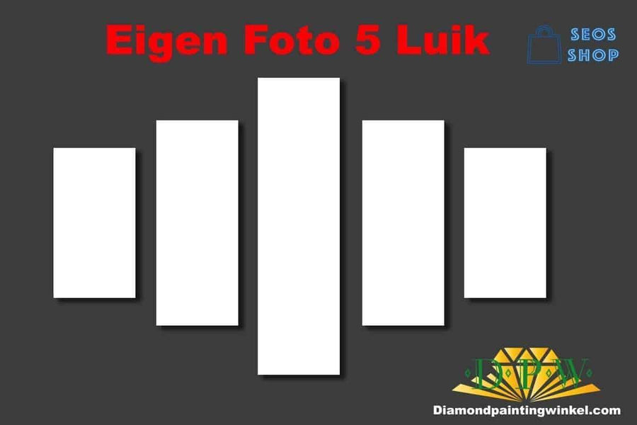 Custom Made Diamond Painting 5-teilig - Lade dein eigenes Foto hoch