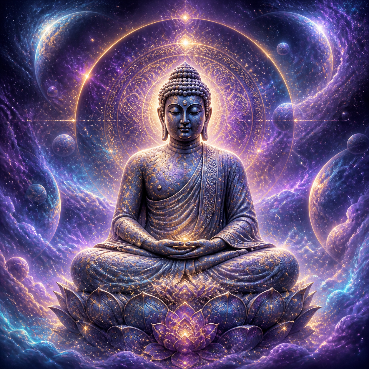 Diamond Painting Kosmische Boeddha – volledig Boeddha-ontwerp