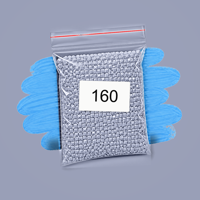 Zakje diamond-paintingsteentjes met kleurcode DMC 160
