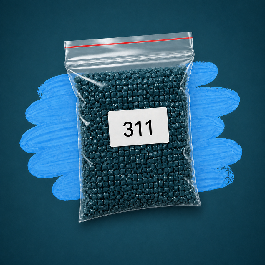 Zakje diamond-paintingsteentjes met kleurcode DMC 311