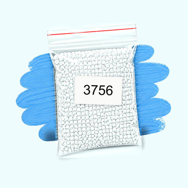 Zakje diamond-paintingsteentjes met kleurcode DMC 3756