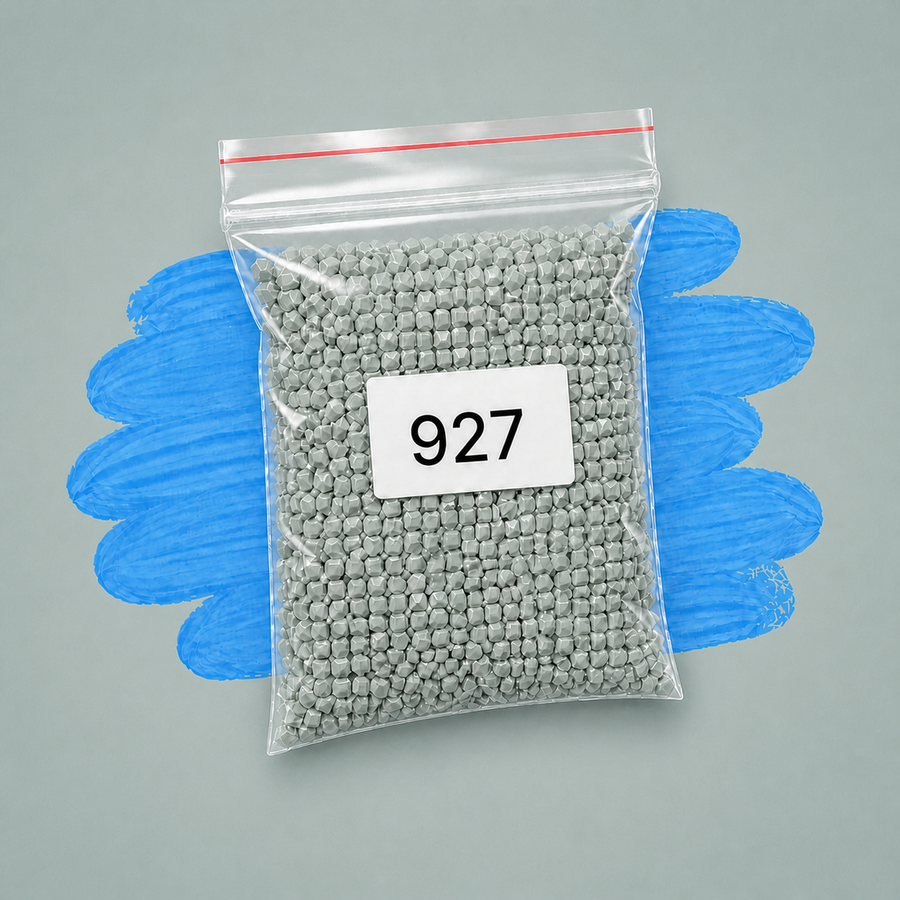 Zakje diamond-paintingsteentjes met kleurcode DMC 927