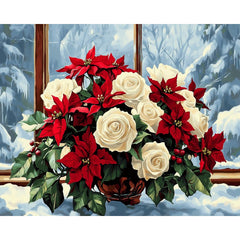 diamond painting - feestelijke bloemen – afbeelding 1
