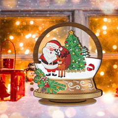 diamond painting - houten kerst ornament – afbeelding 8