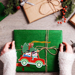 diamond painting kerst hangers 10 stuks – afbeelding 2