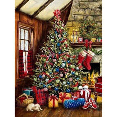 diamond painting - kerstboom – afbeelding 1